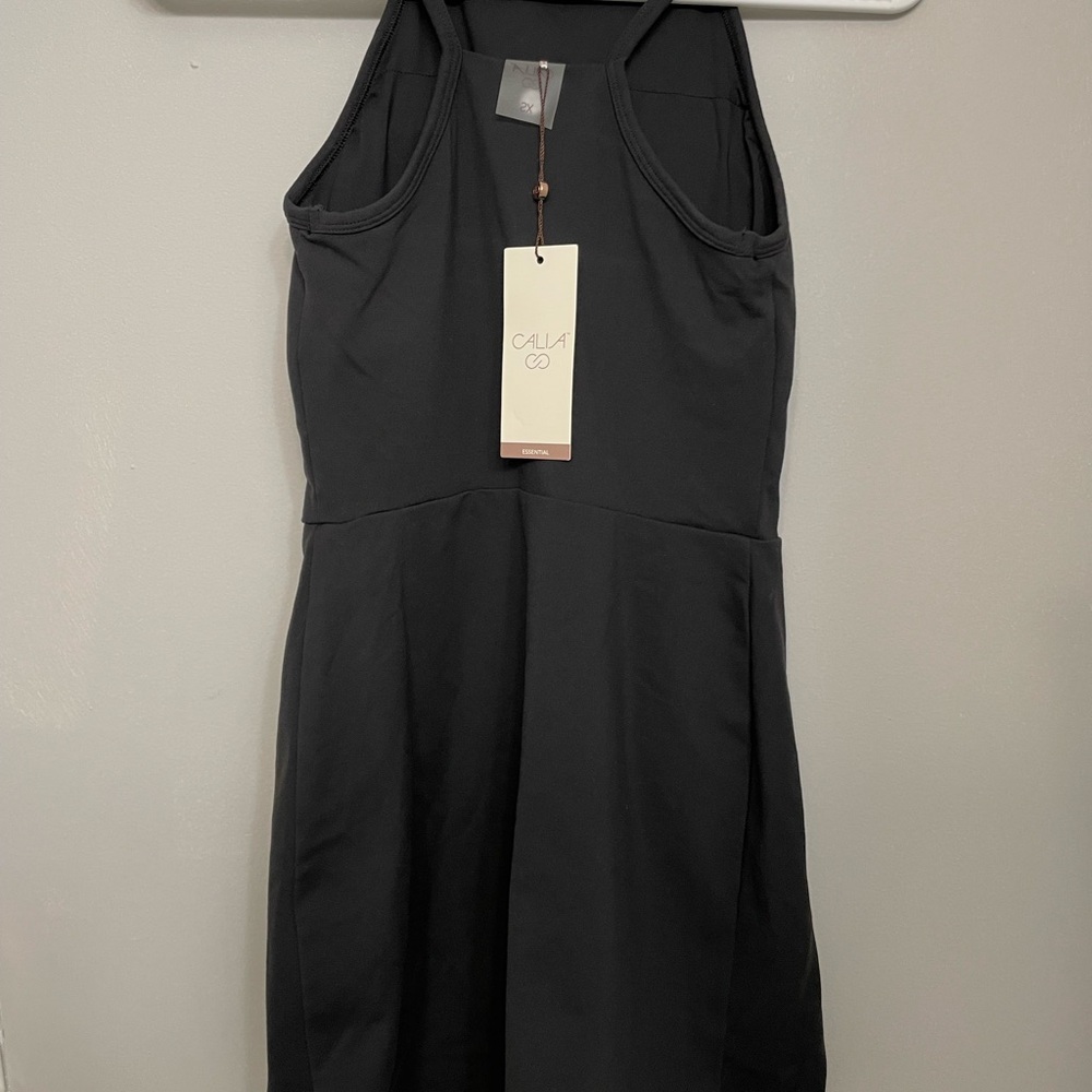 Calia Women's Apron Neck Exercise Dress - Picture 5 of 7